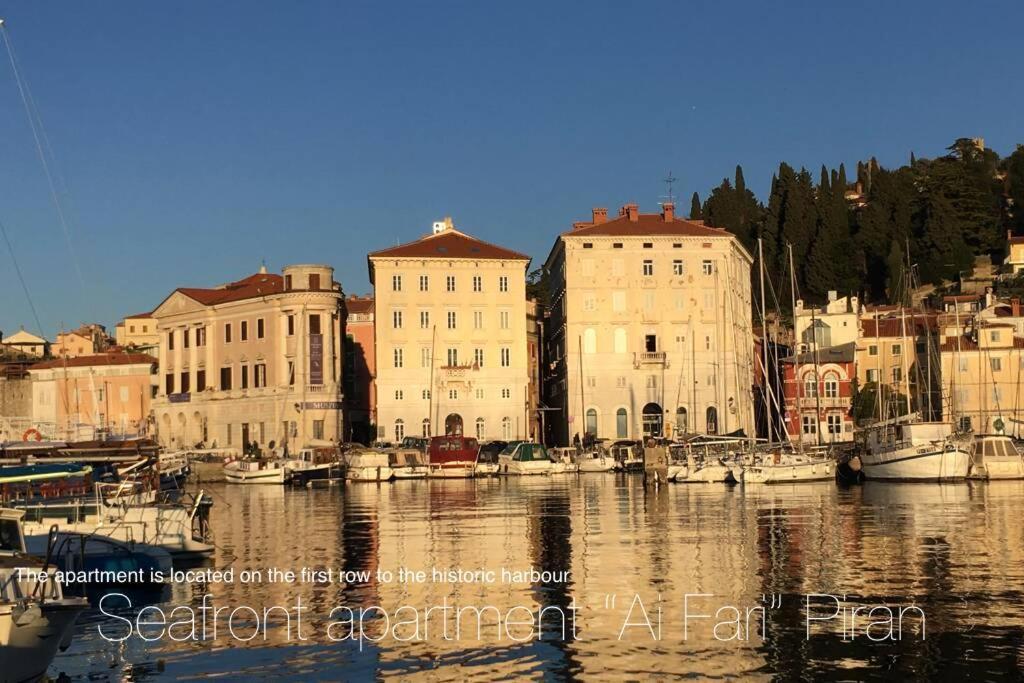 Seafront Apartment Ai Fari Piran Exterior photo