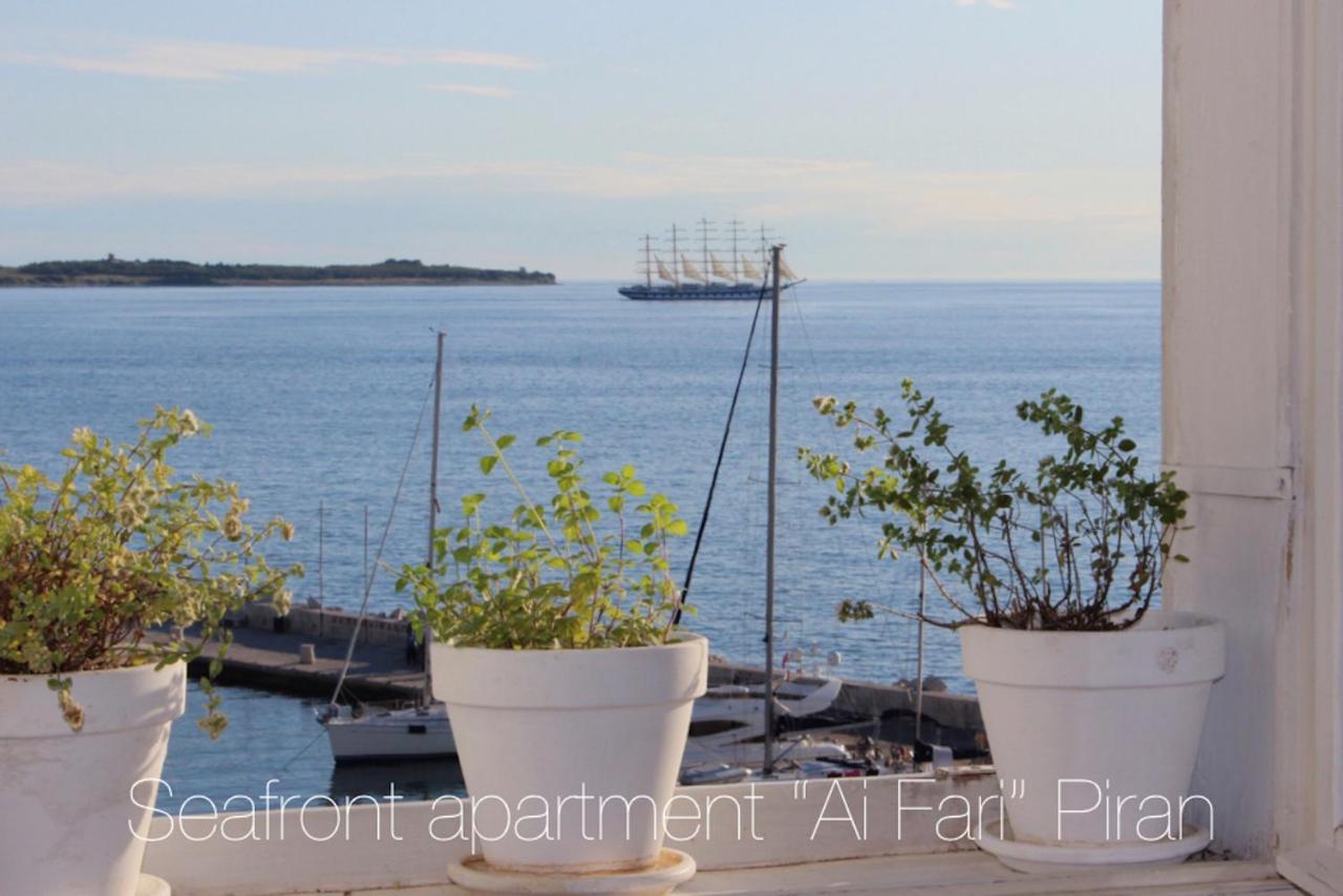 Seafront Apartment Ai Fari Piran Exterior photo